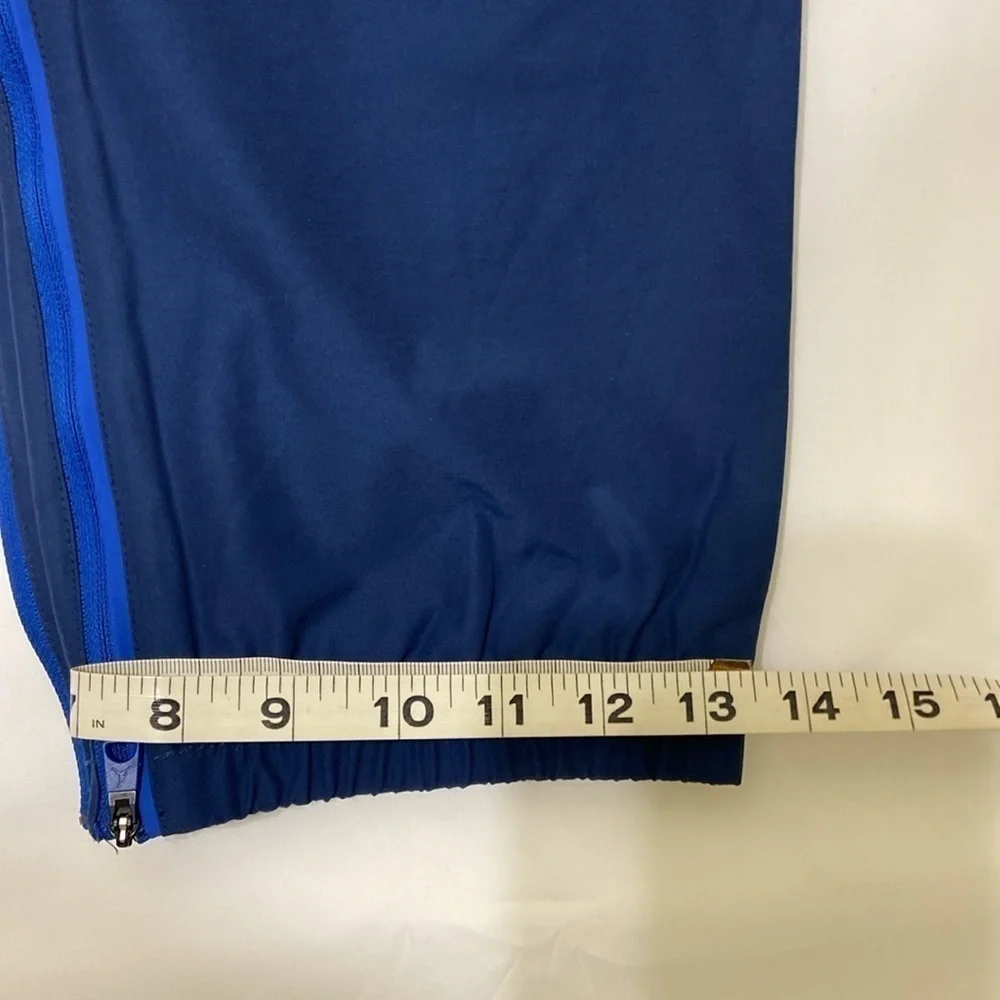 JORDAN MEN BLUE ELASTIC WAIST STANDARD FIT LONG TRACK PANT